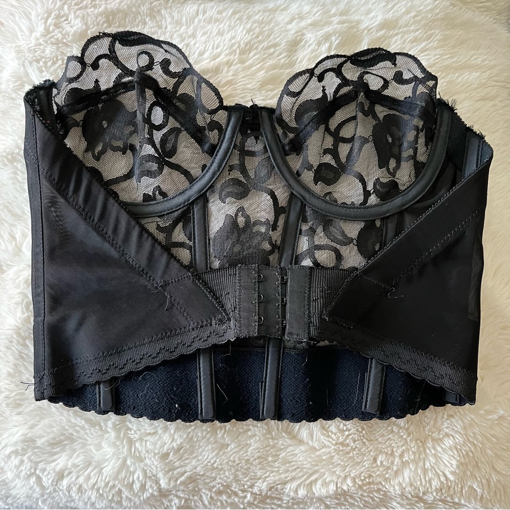 Vintage Victoria's Secret Long Line Bra 34B - Picture 3 of 4